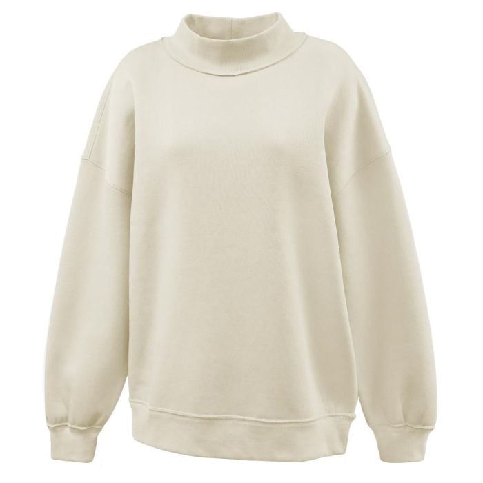 Girls/Ladies Soft Sponge Juliet Mockneck Sweatshirt