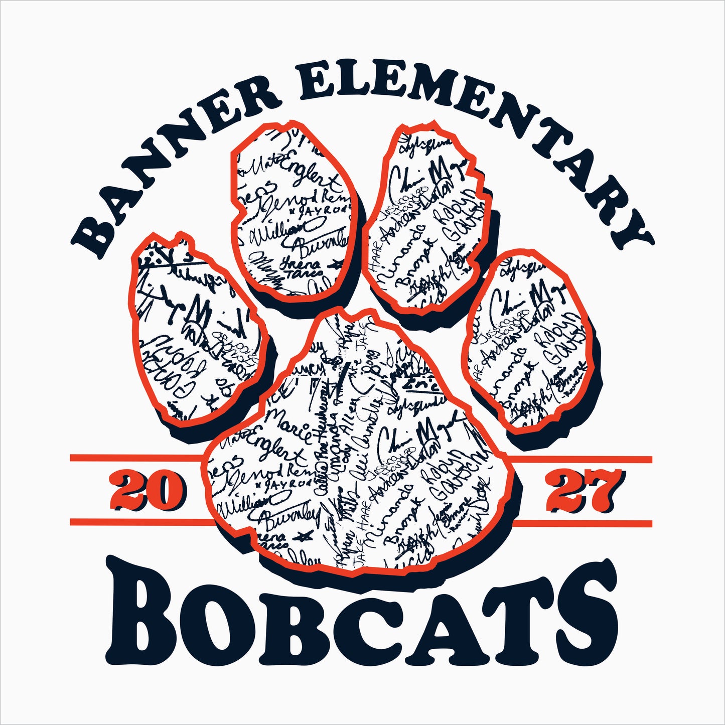 Class of 2027 Signature Design Template 07