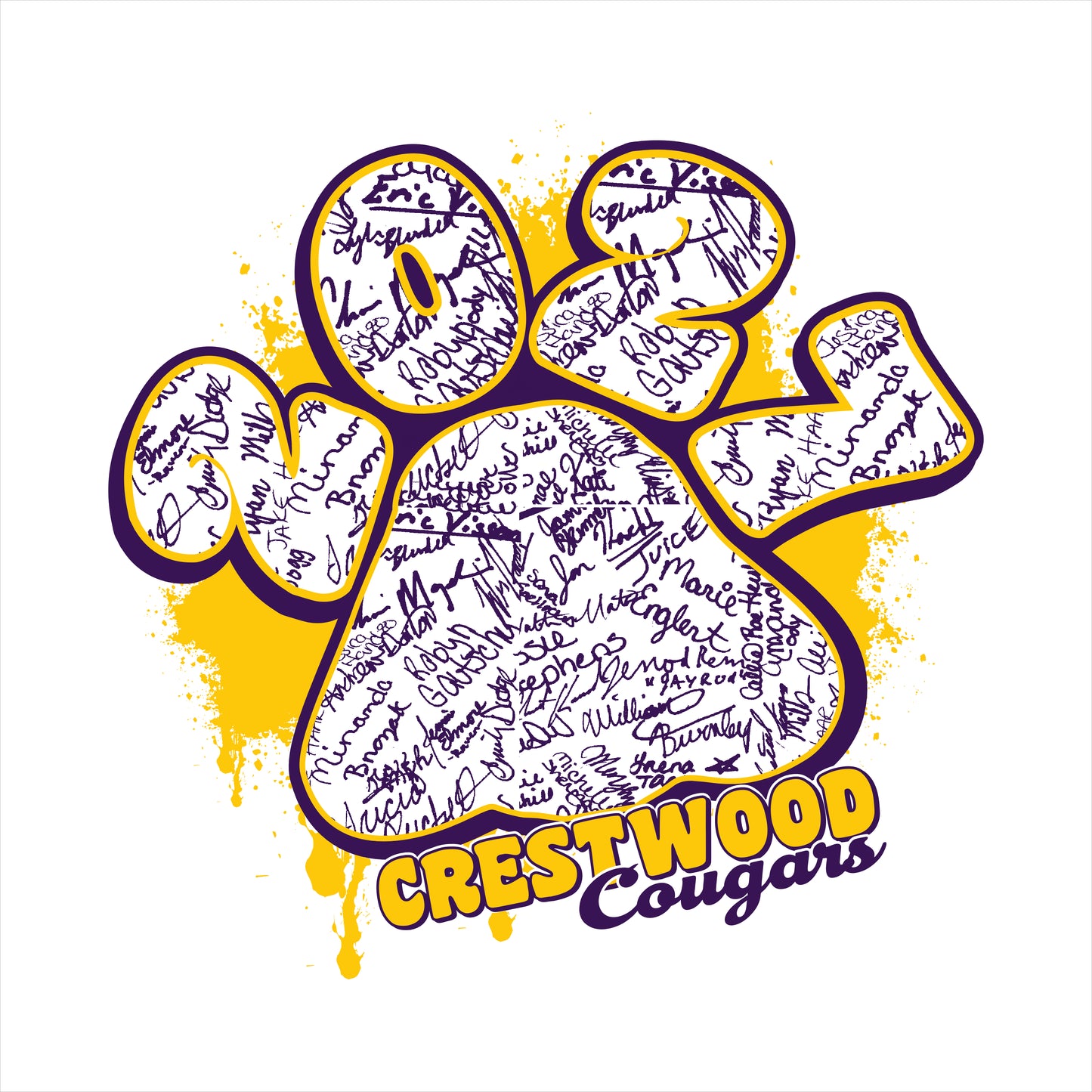 Class of 2027 Signature Design Template 08