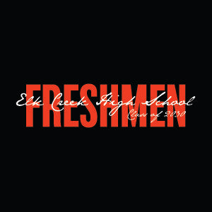 Freshman Class Shirt Design Template 02