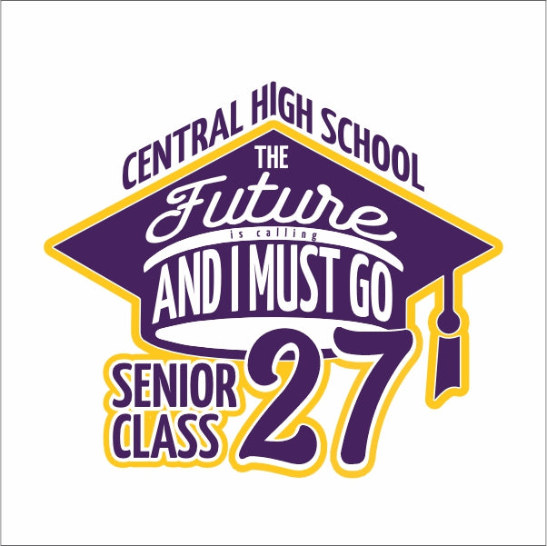 Senior Class of 2027 Shirt Design Template 06