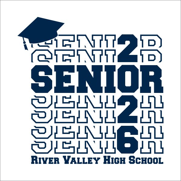 Senior Class of 2026 Shirt Design Template 02