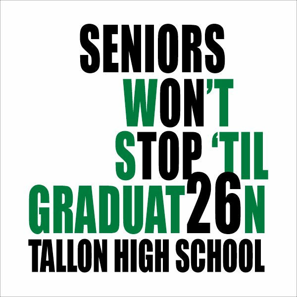 Senior Class of 2026 Shirt Design Template 07