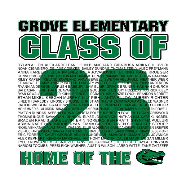 Senior Class of 2026 Shirt Design Template 32