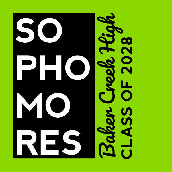 Sophomore Class Shirt Design Template 06