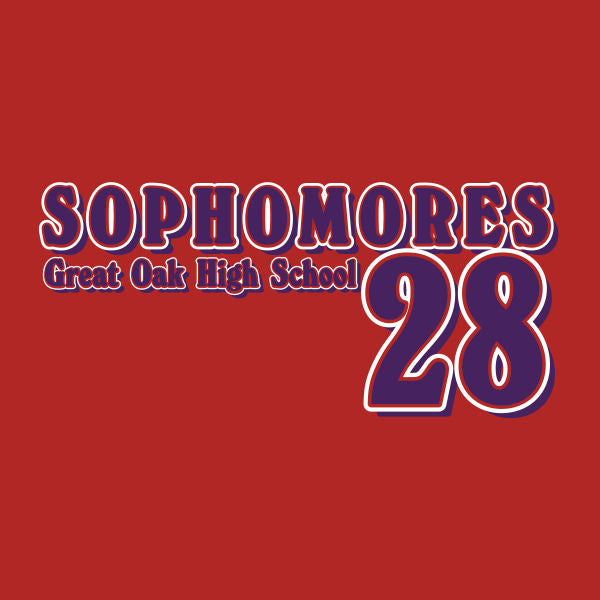 Sophomore Class Shirt Design Template 09