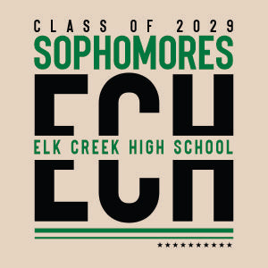Sophomore Class Shirt Design Template 03