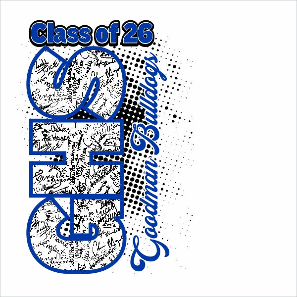 Class of 2026 Signature Design Template 15