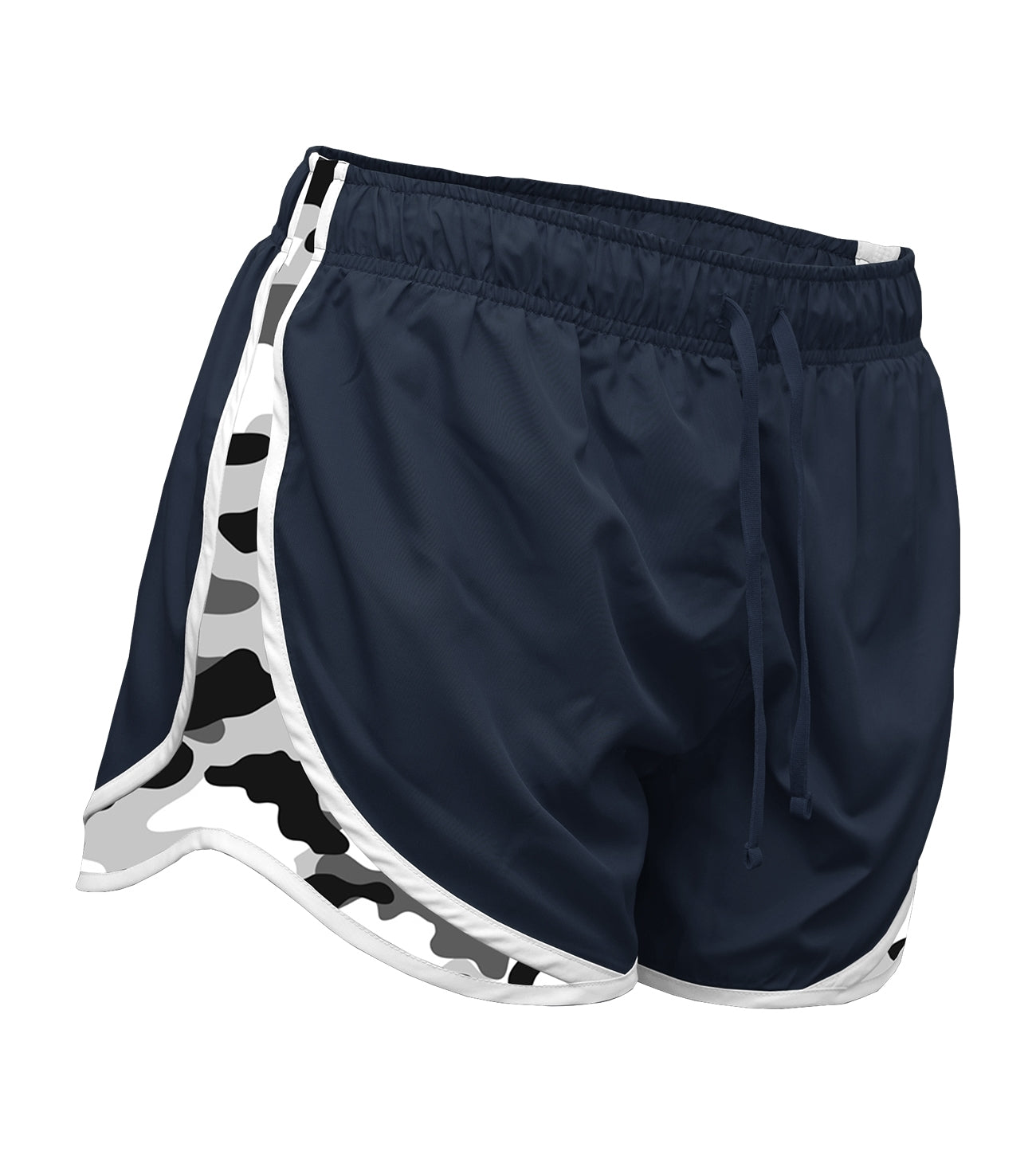 Ladies/Girls Camo Running Shorts