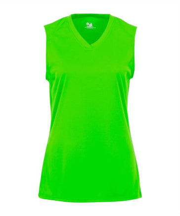 Girls/Ladies Performance Sleeveless V-Neck T
