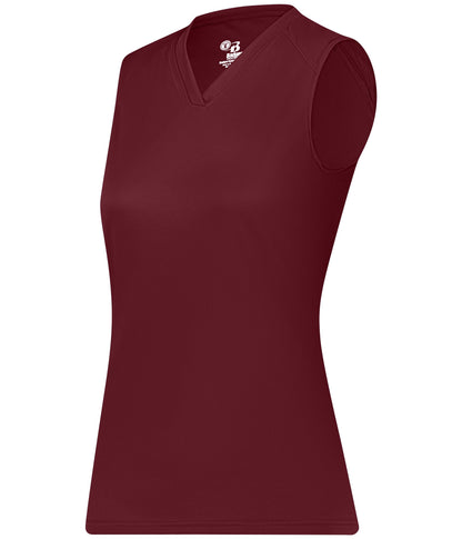 Girls/Ladies Performance Sleeveless V-Neck T