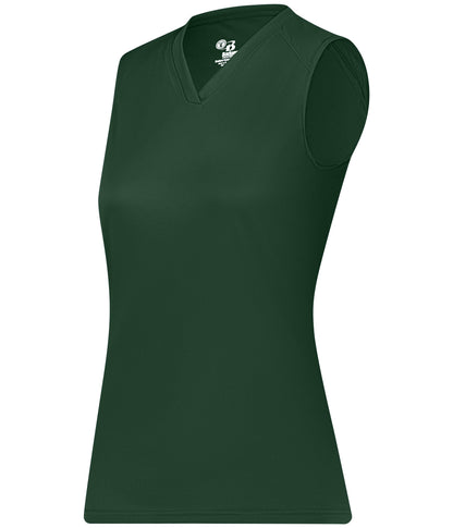 Girls/Ladies Performance Sleeveless V-Neck T