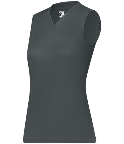 Girls/Ladies Performance Sleeveless V-Neck T