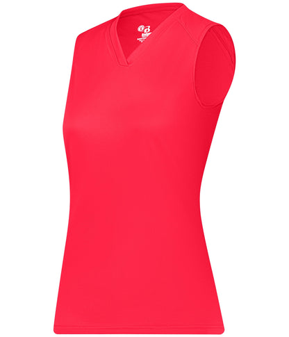 Girls/Ladies Performance Sleeveless V-Neck T