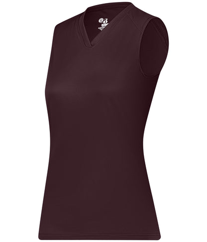 Girls/Ladies Performance Sleeveless V-Neck T