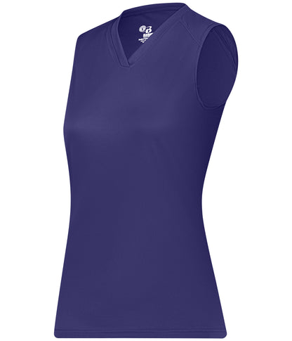 Girls/Ladies Performance Sleeveless V-Neck T