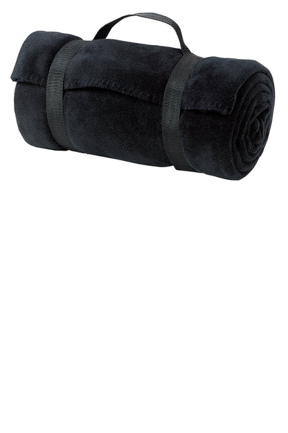 Fleece Blanket with straps (8481172521237)