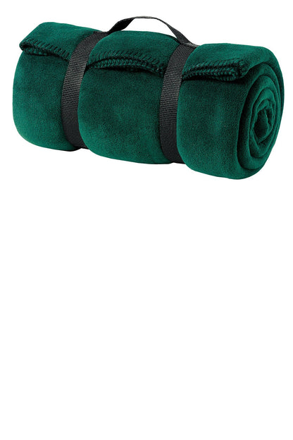 Fleece Blanket with straps (8481172521237)