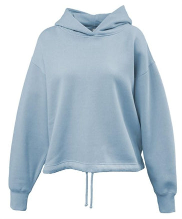Ladies Cinch Waist Soft Sponge Hoodie
