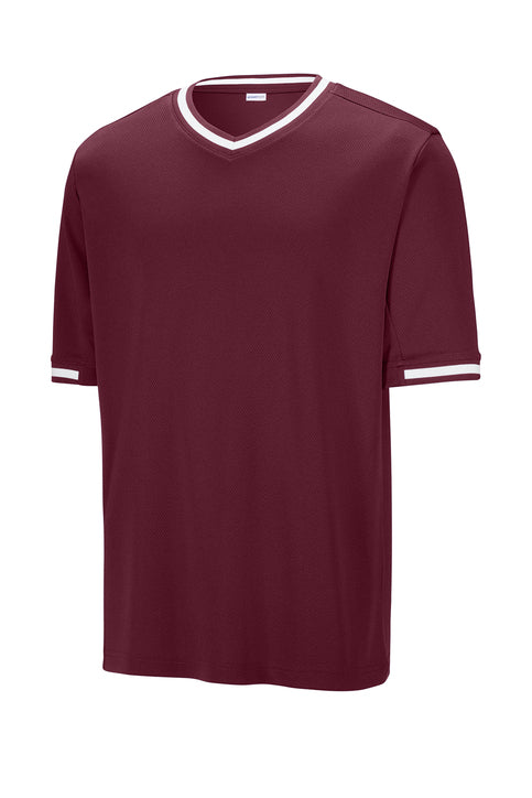 V-Neck Mesh Baseball Jersey