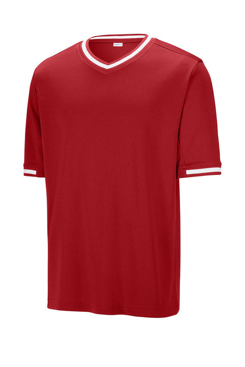 V-Neck Mesh Baseball Jersey