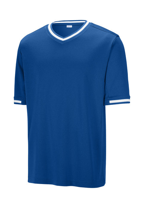 V-Neck Mesh Baseball Jersey