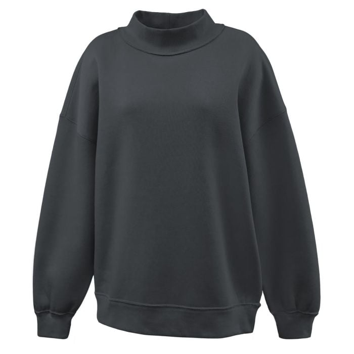 Girls/Ladies Soft Sponge Juliet Mockneck Sweatshirt