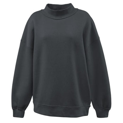 Girls/Ladies Soft Sponge Juliet Mockneck Sweatshirt