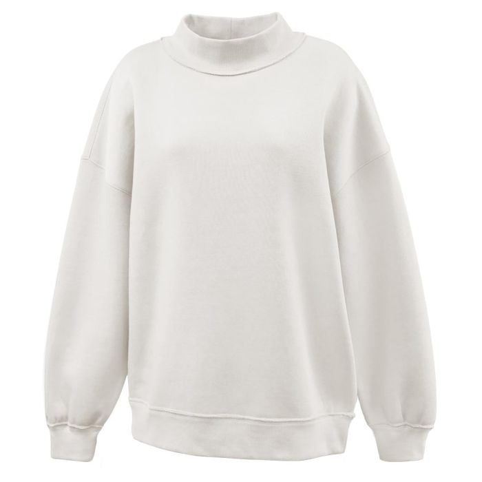 Girls/Ladies Soft Sponge Juliet Mockneck Sweatshirt