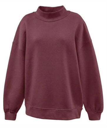 Girls/Ladies Soft Sponge Juliet Mockneck Sweatshirt
