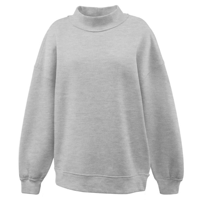 Girls/Ladies Soft Sponge Juliet Mockneck Sweatshirt