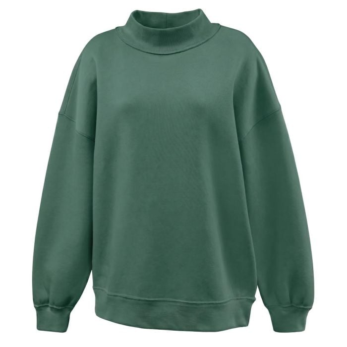 Girls/Ladies Soft Sponge Juliet Mockneck Sweatshirt