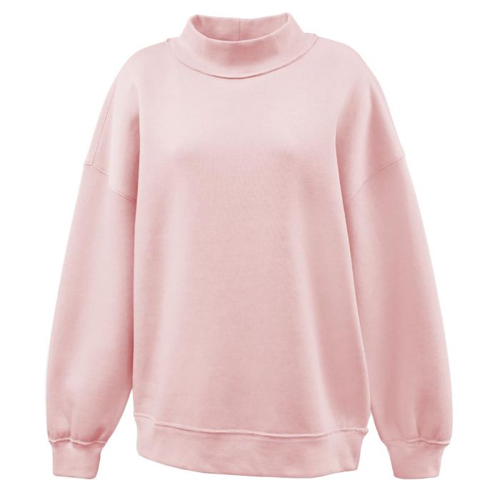 Girls/Ladies Soft Sponge Juliet Mockneck Sweatshirt