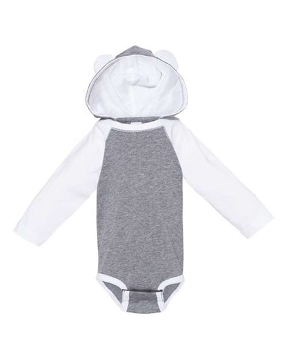 Infant Character Hooded Long Sleeve Bodysuit with Ears