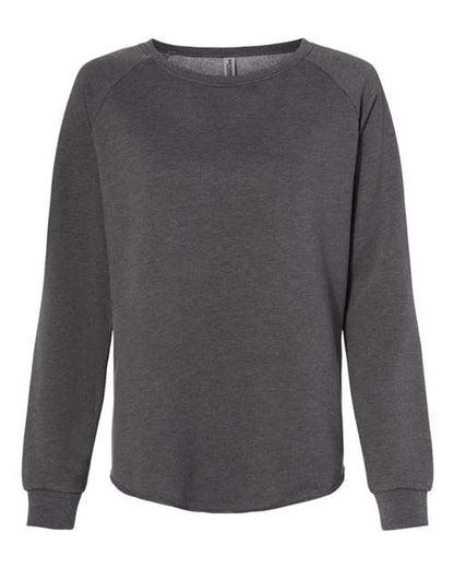 Ladies Wave Wash Crewneck Sweatshirt