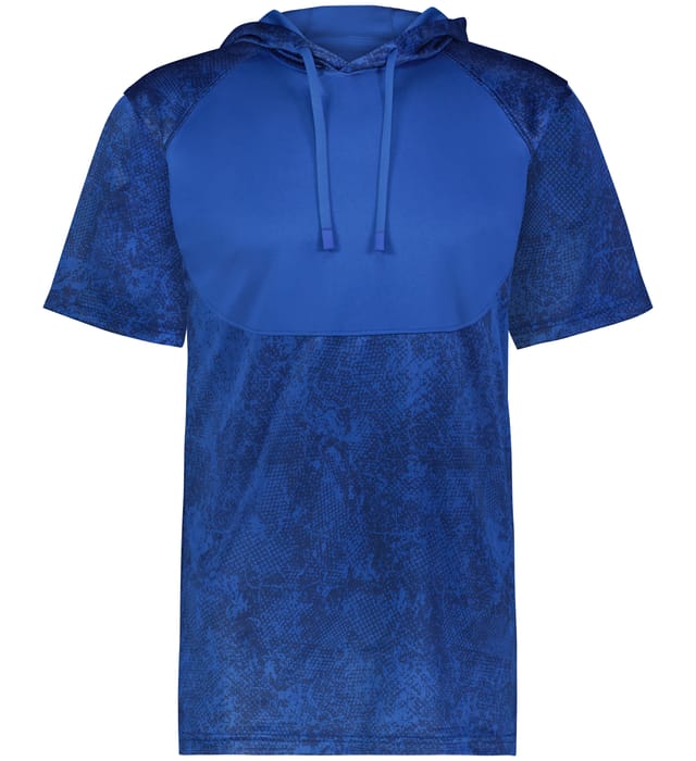Stadium Print Short Sleeve Performance Hooded T