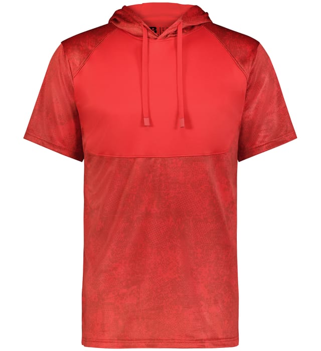 Stadium Print Short Sleeve Performance Hooded T