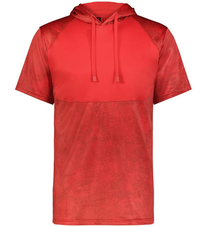 Stadium Print Short Sleeve Performance Hooded T
