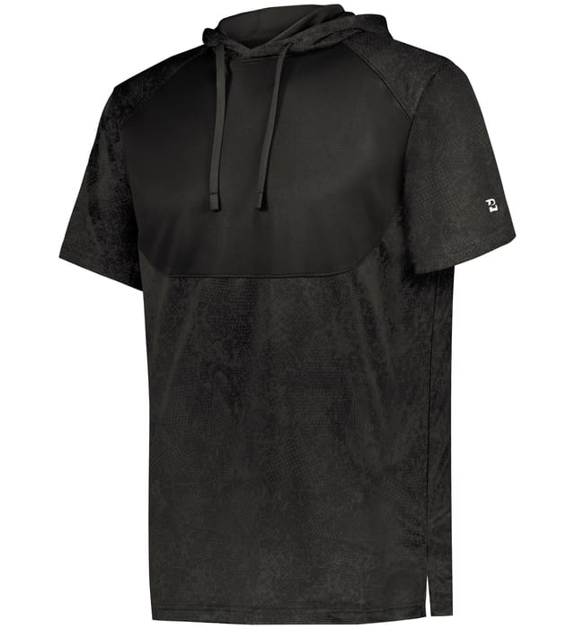 Stadium Print Short Sleeve Performance Hooded T