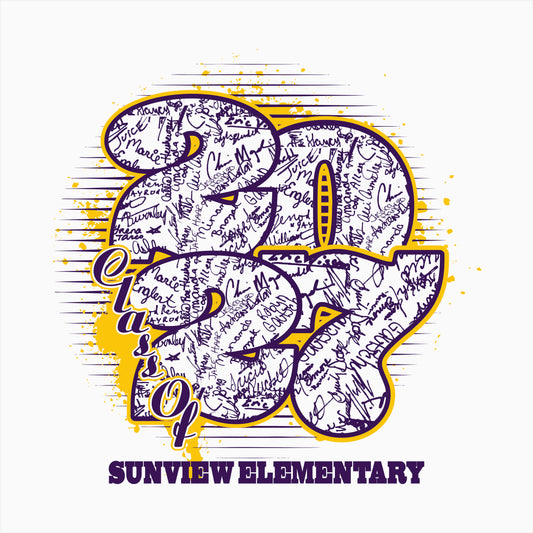 Class of 2027 Signature Design Template 03