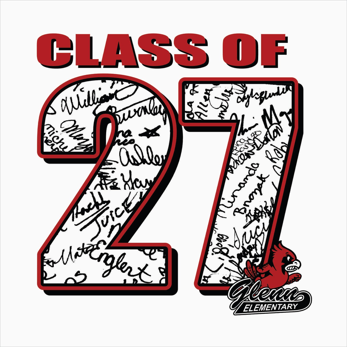 Class of 2027 Signature Design Template 05
