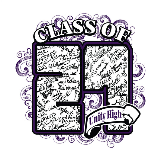 Class of 2027 Signature Design Template 10