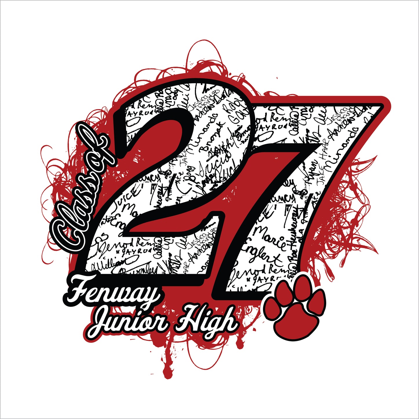 Class of 2027 Signature Design Template 11