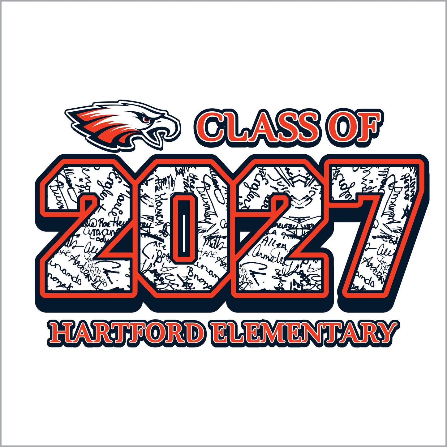 Class of 2027 Signature Design Template 12