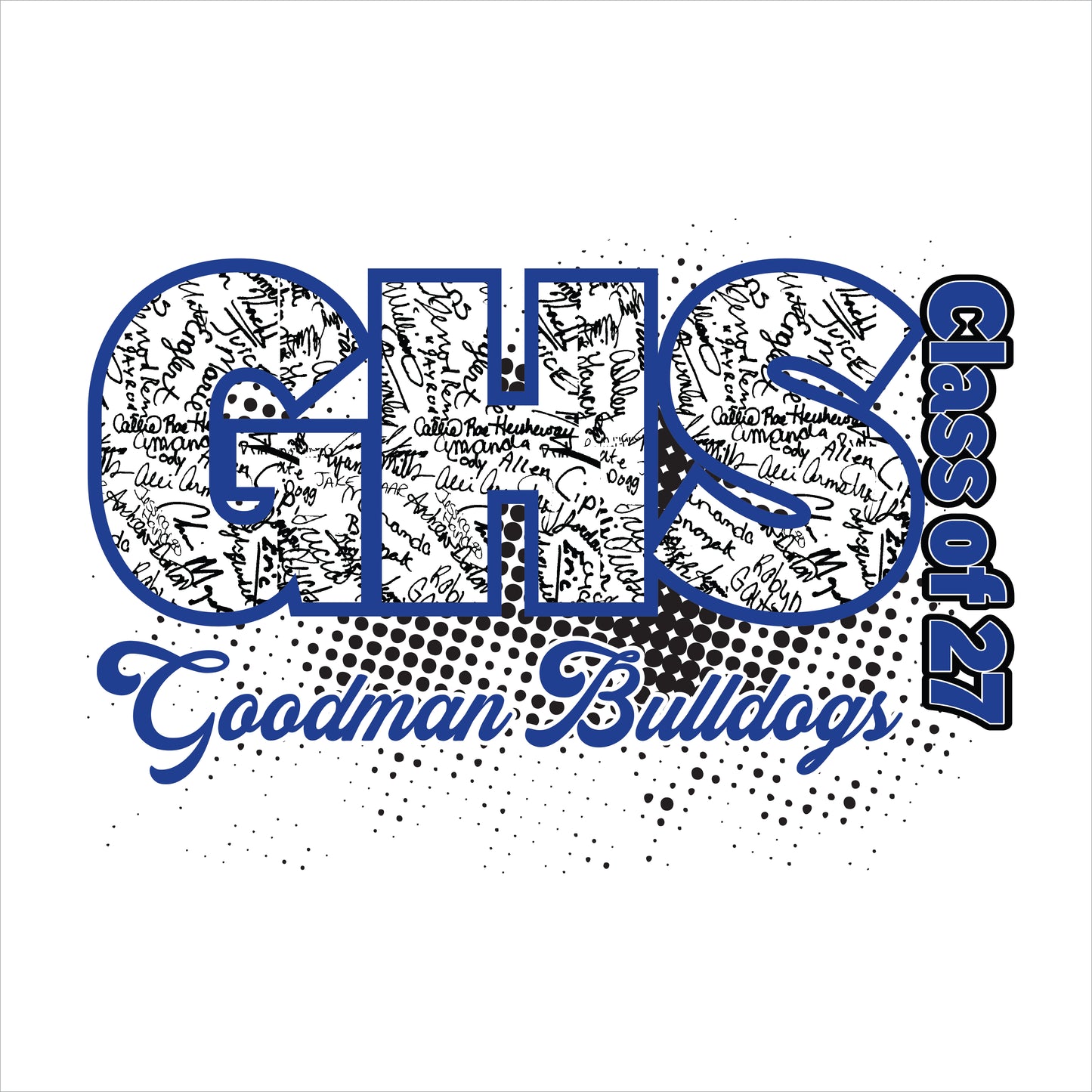 Class of 2027 Signature Design Template 15