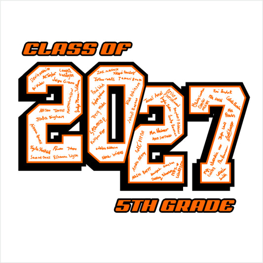 Class of 2027 Signature Design Template 17