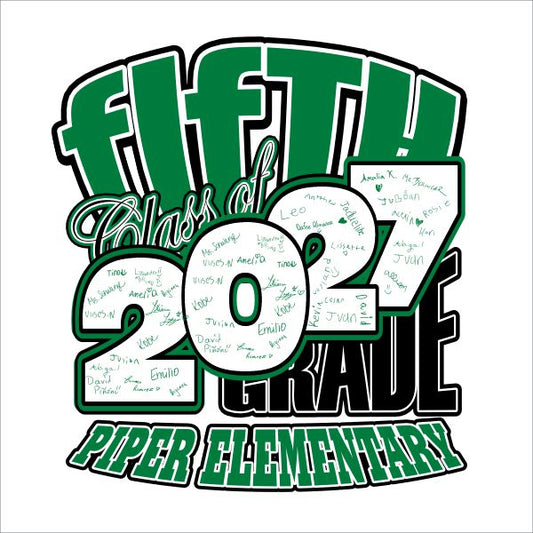 Class of 2027 Signature Design Template 20