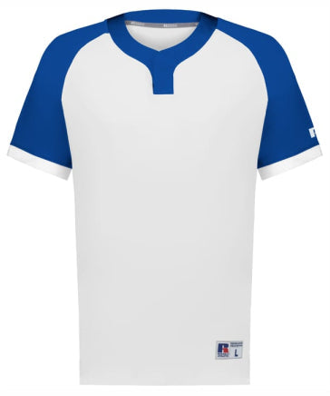 Baseline Covered Placket Baseball Jersey