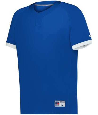 Baseline Covered Placket Baseball Jersey