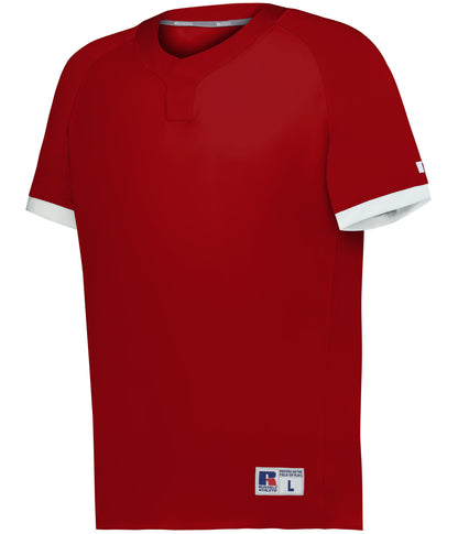 Baseline Covered Placket Baseball Jersey